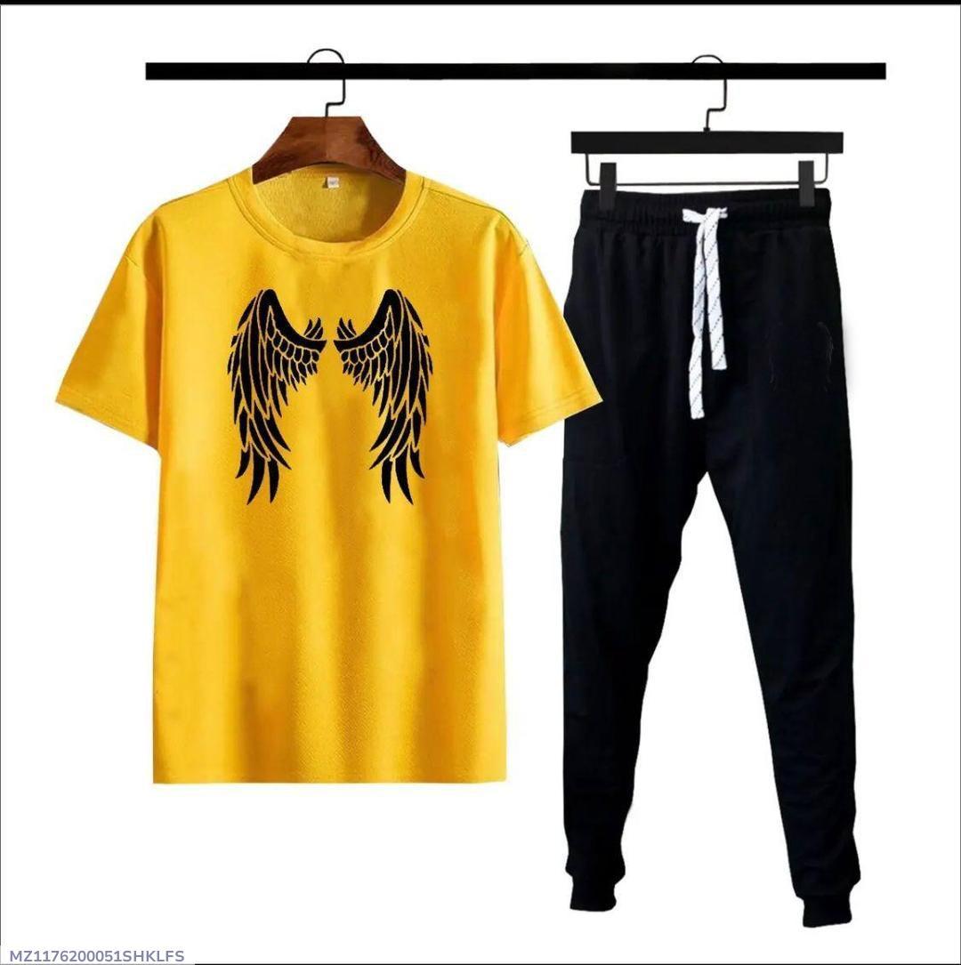 Yellow Dual Wings Tracksuit