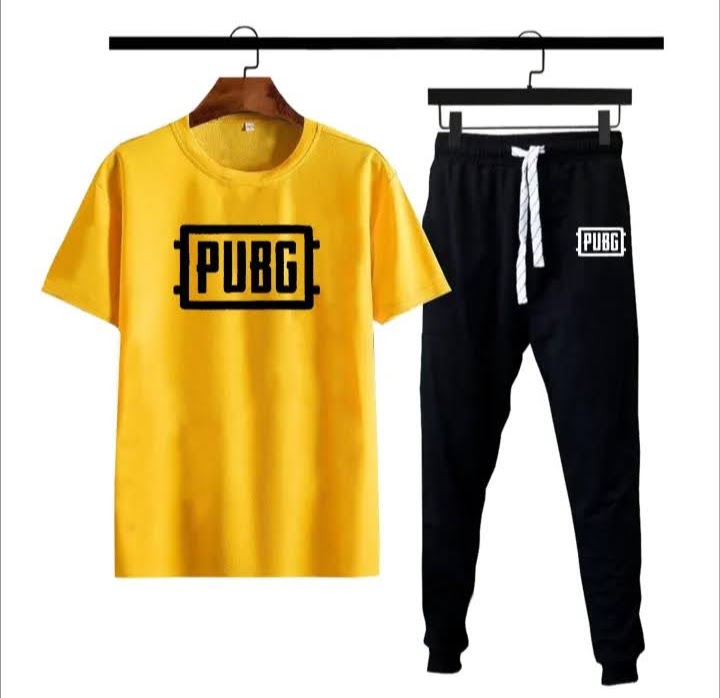 Yellow PUBG Logo Tracksuit