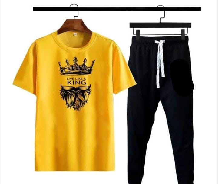Yellow King Crown Tracksuit