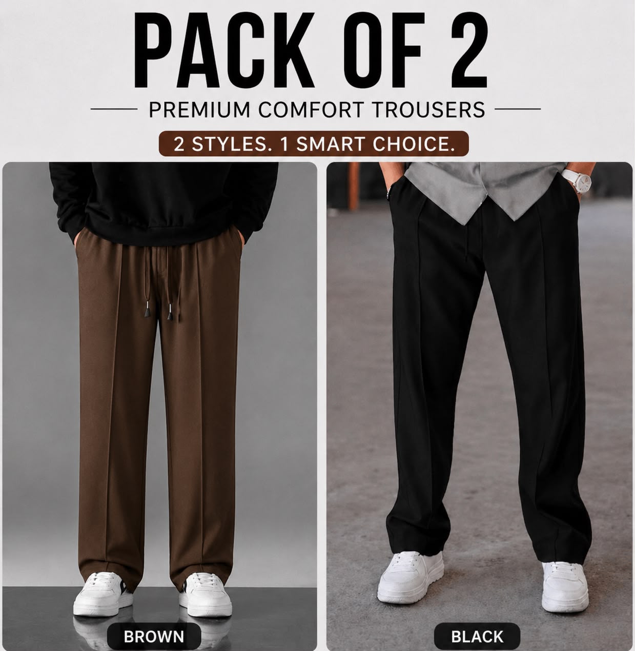 Brown Black Versatile Combo
